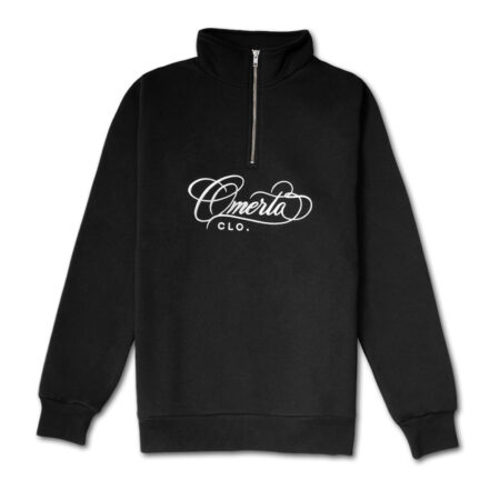 Half Zip Omerta Μαύρο