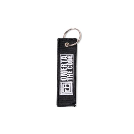 Black Omerta Keychain “The Code”