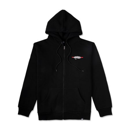 Black Gamble Zip Hoodie
