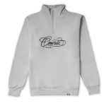 Half Zip Γκρι Πάγου