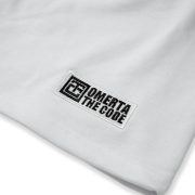 White Omerta Labeled Shorts - Image 3