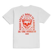 White T-Shirt with Red Omerta on The Chest - Image 2