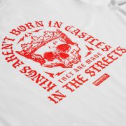 White T-Shirt with Red Omerta on The Chest - Image 4