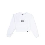 Άσπρο Crop Top Κλασσικό Logo