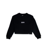 Μαύρο Crop Top Κλασσικό Logo