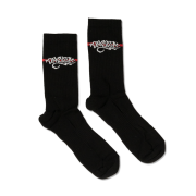 Μαύρες Κάλτσες – Omerta Signature Stripe Red