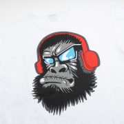 White T-Shirt Omerta Gorilla - Image 3