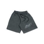 Dark Grey Shorts - Omerta Calligraphy